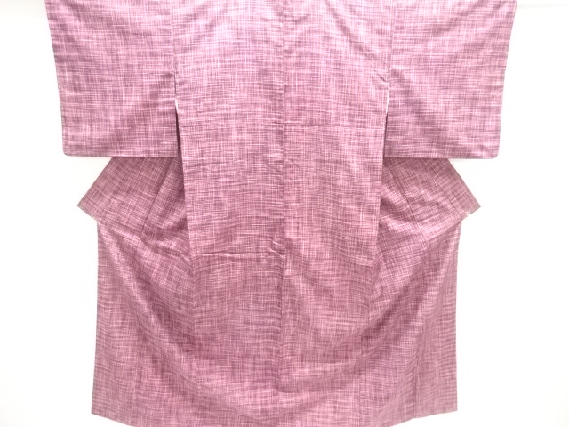 JAPANESE KIMONO / TSUMUGI / WOVEN GRID